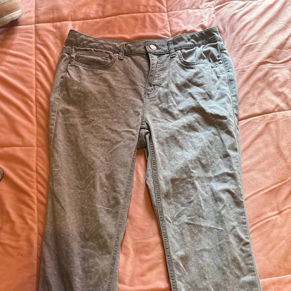 Cottagecore floral jeans